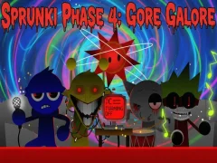 Spel Sprunki Phase 4: Gore Galore aanlyn