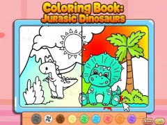 Spel Coloring Book: Jurassic Dinosaurs aanlyn