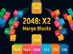 Spel 2048 X2 Merge Blocks aanlyn