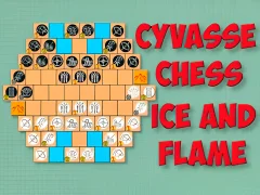 Spel Cyvasse Chess Ice and Flame aanlyn