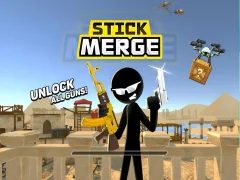 Spel Stick merge aanlyn