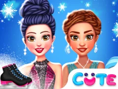 Spel Princess Winter Ice Skating Outfits aanlyn
