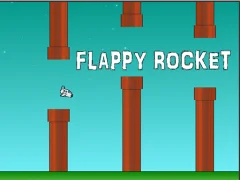 Spel Flappy Rocket aanlyn