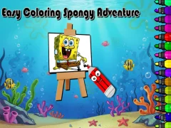 Spel Easy Coloring Spongy Adventure aanlyn