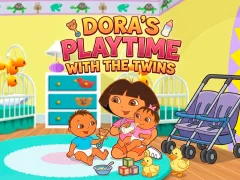 Spel Dora the Explorer Dora's Playtime with the Twins aanlyn