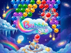 Spel Bubble Sky aanlyn