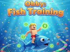 Spel Obby: Fish training aanlyn