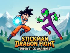 Spel Stickman Dragon Fight - Super Stick Warriors aanlyn
