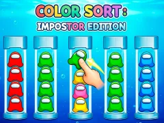 Spel Color Sort: Impostor Edition aanlyn