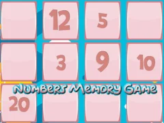 Spel Memory Game With Numbers aanlyn