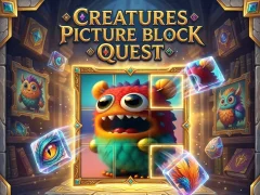 Spel Creatures Picture Block Quest aanlyn
