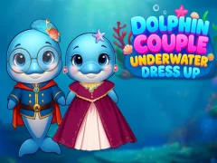 Spel Dolphin Couple Underwater Dress Up aanlyn