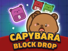 Spel Capybara Block Drop aanlyn