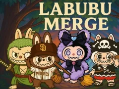 Spel Labubu Merge aanlyn