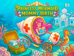 Spel Princess Mermaid Mommy Birth aanlyn