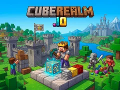 Spel CubeRealm.io aanlyn
