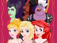 Spel Princess vs Villain Face Swap aanlyn