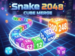 Spel Snake 2048: Cube Merge aanlyn