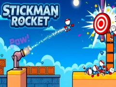 Spel Stickman Rocket aanlyn