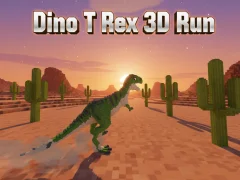 Spel Dino T Rex 3D Run aanlyn