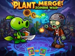 Spel Plant Merge: Zombie War aanlyn