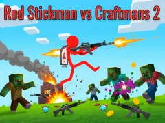 Spel Red Stickman Vs Craftmans 2 aanlyn