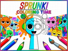 Spel Sprunki Coloring Time aanlyn