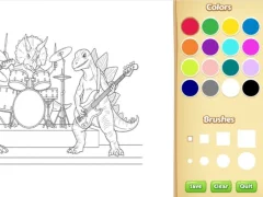 Spel Dinosaur Coloring Book For Kids aanlyn