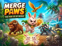 Spel Merge Paws aanlyn