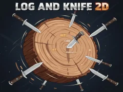 Spel Log And Knife 2D aanlyn