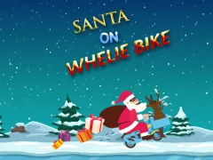Spel Santa On Wheelie Bike aanlyn