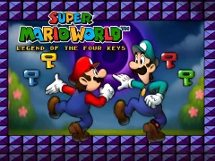 Spel Super Mario World Legend of the Four Keys aanlyn