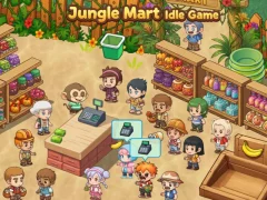 Spel Jungle Mart idle game aanlyn