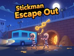 Spel Stickman Escape Out aanlyn