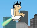 Spel Rocket Toilet aanlyn