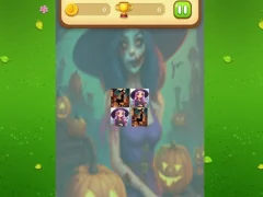 Spel Halloween Witch Memory Match aanlyn