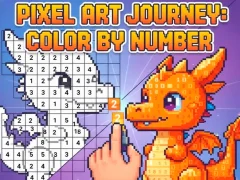 Spel Draw picture by numbers Pixel Art aanlyn