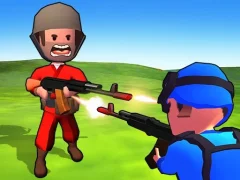 Spel Little Commander. Red vs Blue aanlyn