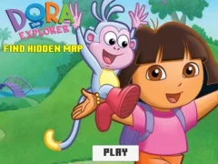 Spel Dora the Explorer: Find Hidden Map aanlyn