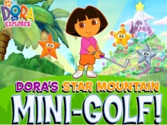 Spel Dora The explorer Dora's Star Mountain Mini-Golf aanlyn