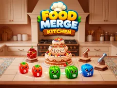 Spel Food Merge Kitchen aanlyn