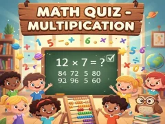 Spel Math Quiz - Multiplication aanlyn