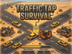 Spel Traffic Tap Survival aanlyn