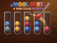 Spel Wool Sort Yarn Color Puzzle aanlyn