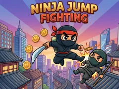 Spel Ninja Jump fighting aanlyn