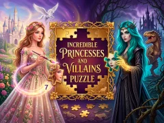 Spel Incredible Princesses and Villains Puzzle aanlyn