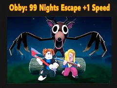 Spel Obby: 99 Nights Escape +1 Speed aanlyn
