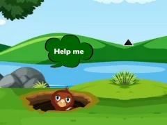 Spel Help Injured Bird Fallen Down aanlyn