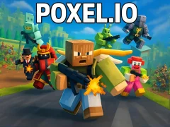 Spel Poxel.io aanlyn