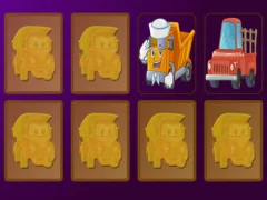 Spel Cartoon Trucks Memory aanlyn